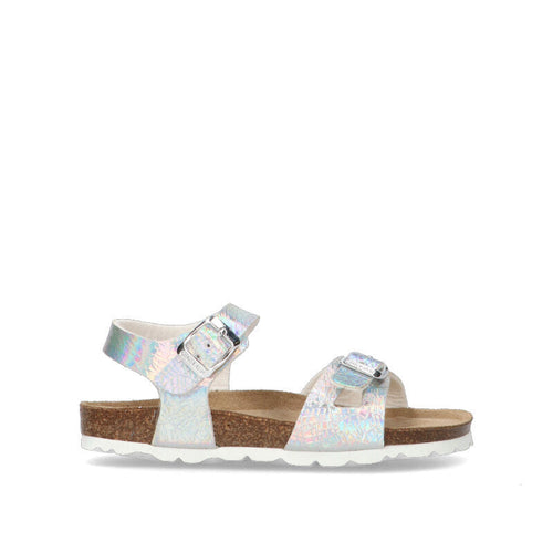GRUNLAND Sandalo bimba iridescente