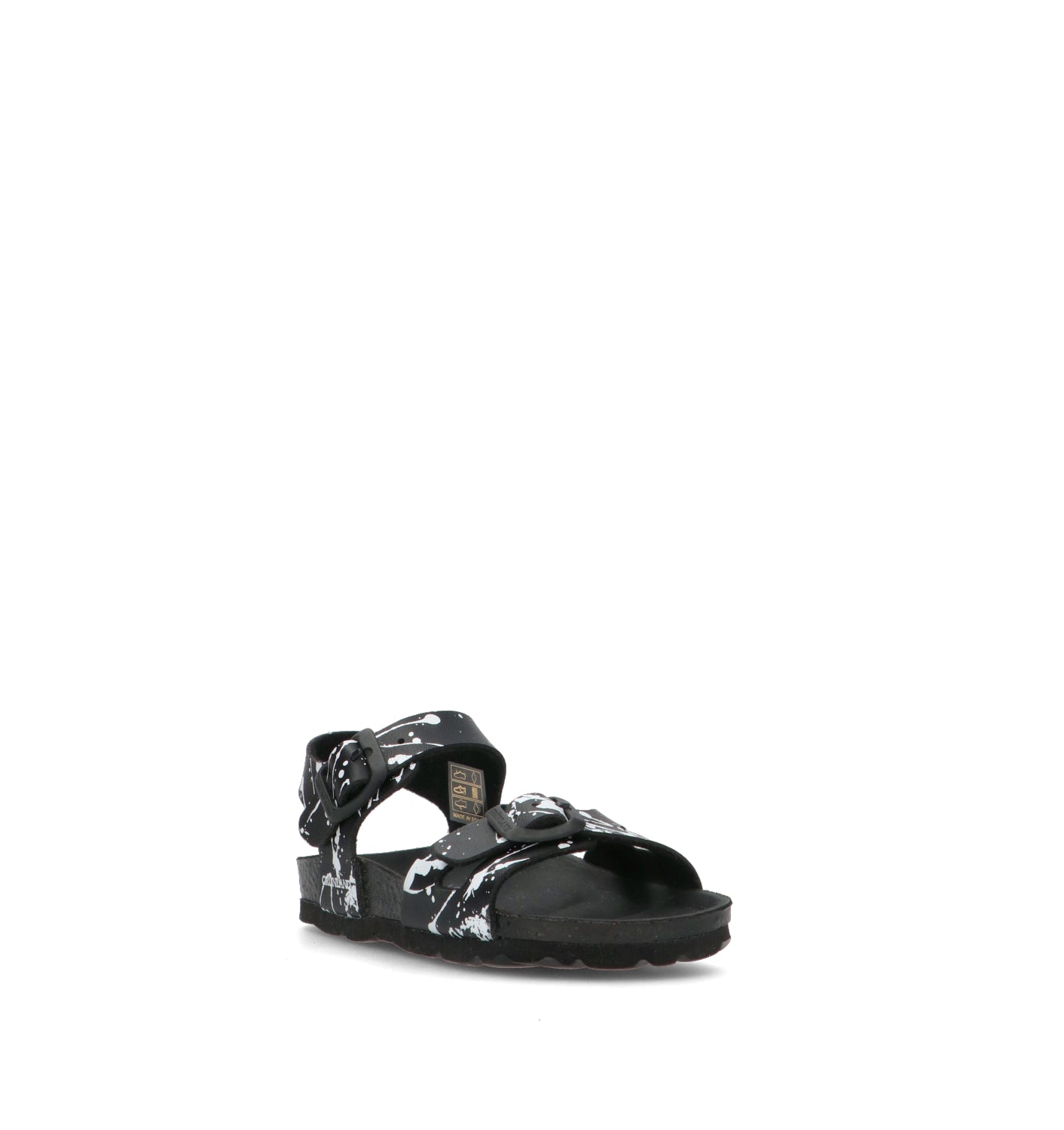 GRUNLAND Sandalo bimba nero