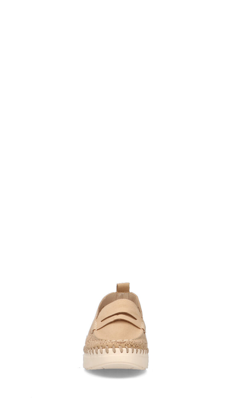 GRUNLAND Mocassino donna cuoio