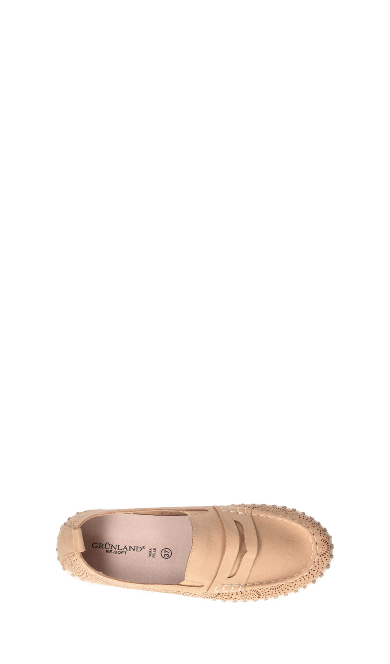 GRUNLAND Mocassino donna cuoio