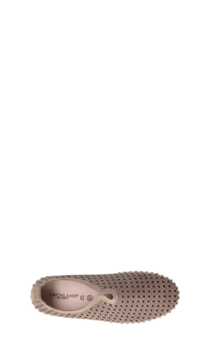GRUNLAND Slip on donna taupe