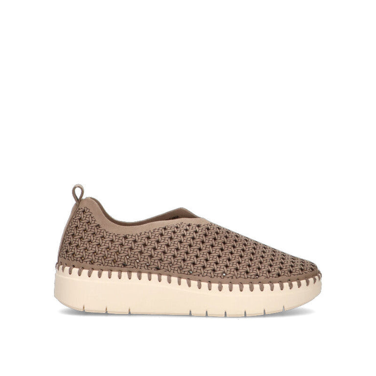 GRUNLAND Slip on donna taupe