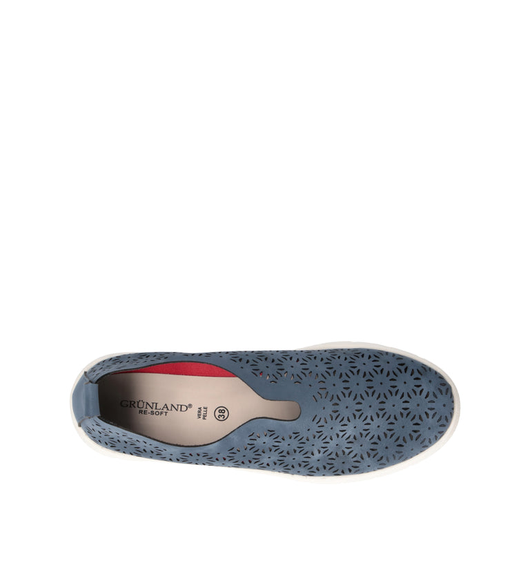GRUNLAND Scarpa comfort donna blu