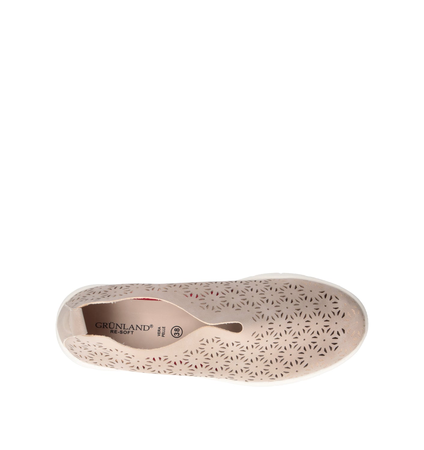 GRUNLAND Scarpa comfort donna taupe