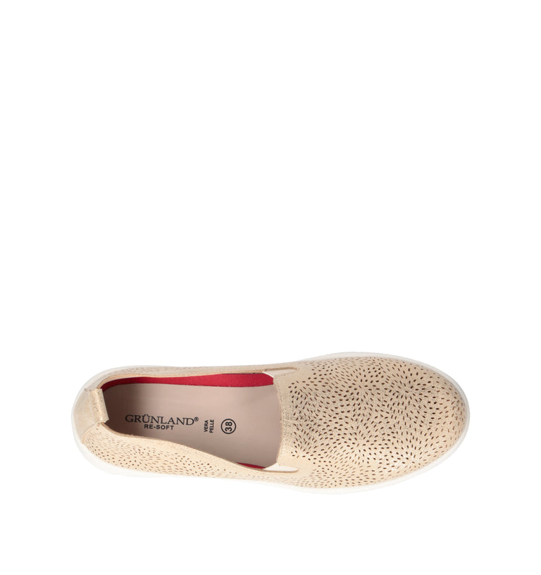 GRUNLAND Scarpa comfort donna beige