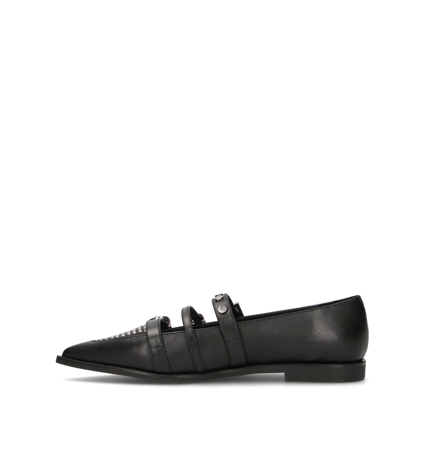 PINKO Ballerina donna nera in pelle