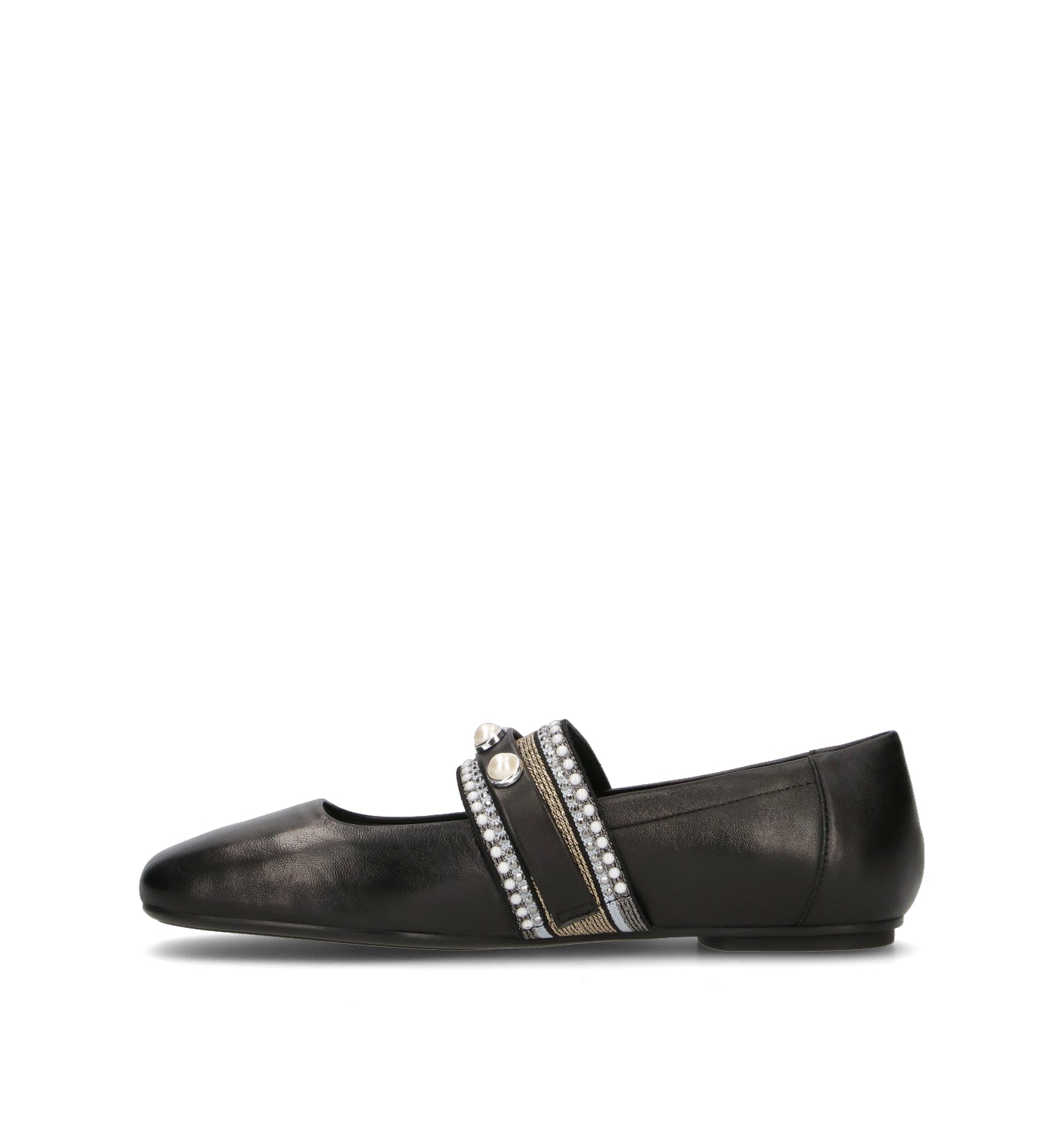 PINKO Ballerina donna nera in pelle
