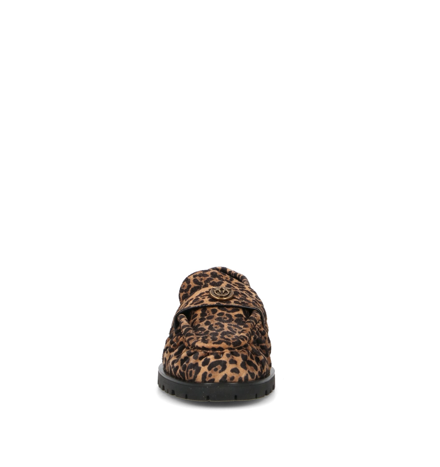 PINKO Mocassino donna leopardato in suede
