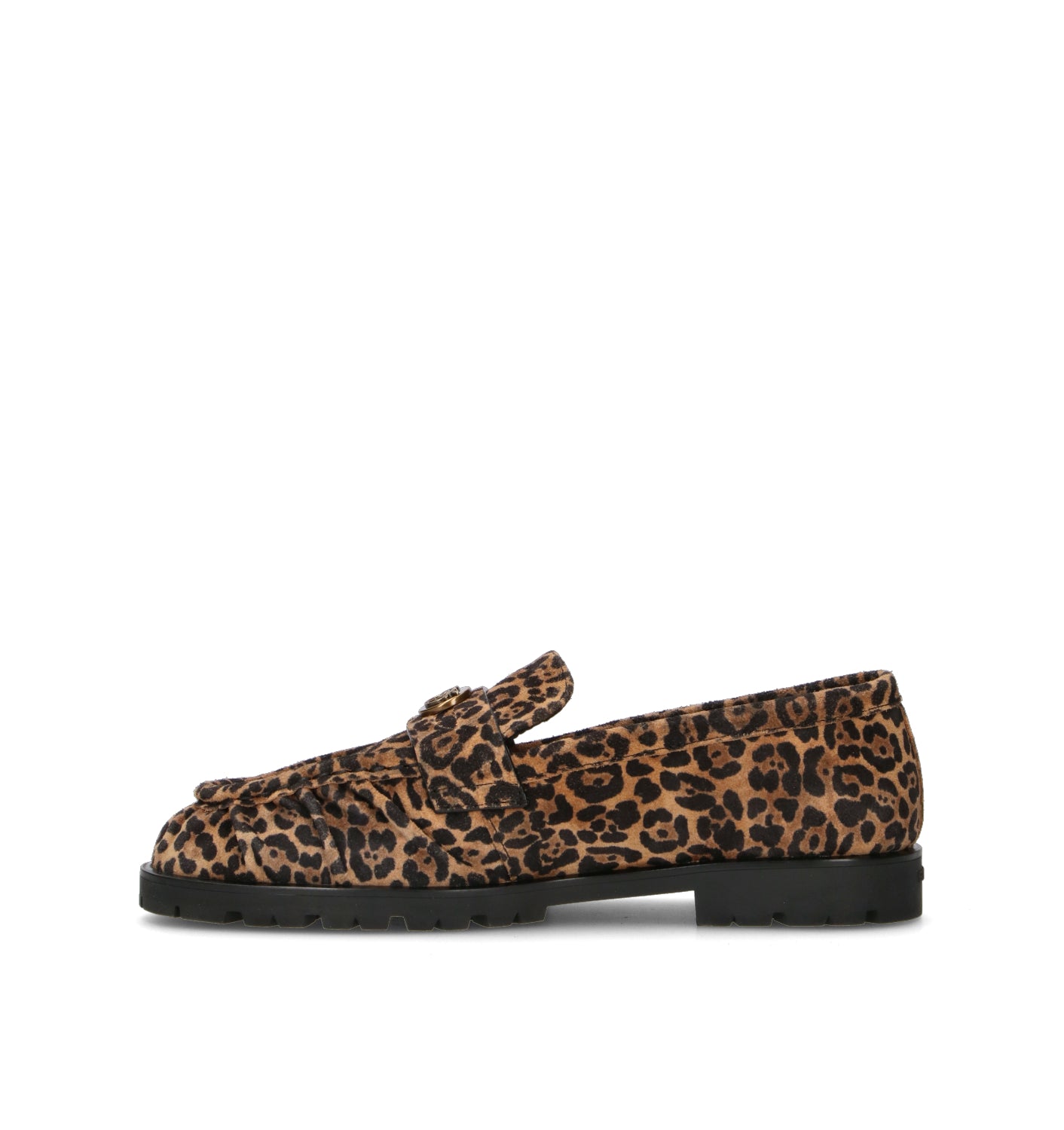 PINKO Mocassino donna leopardato in suede