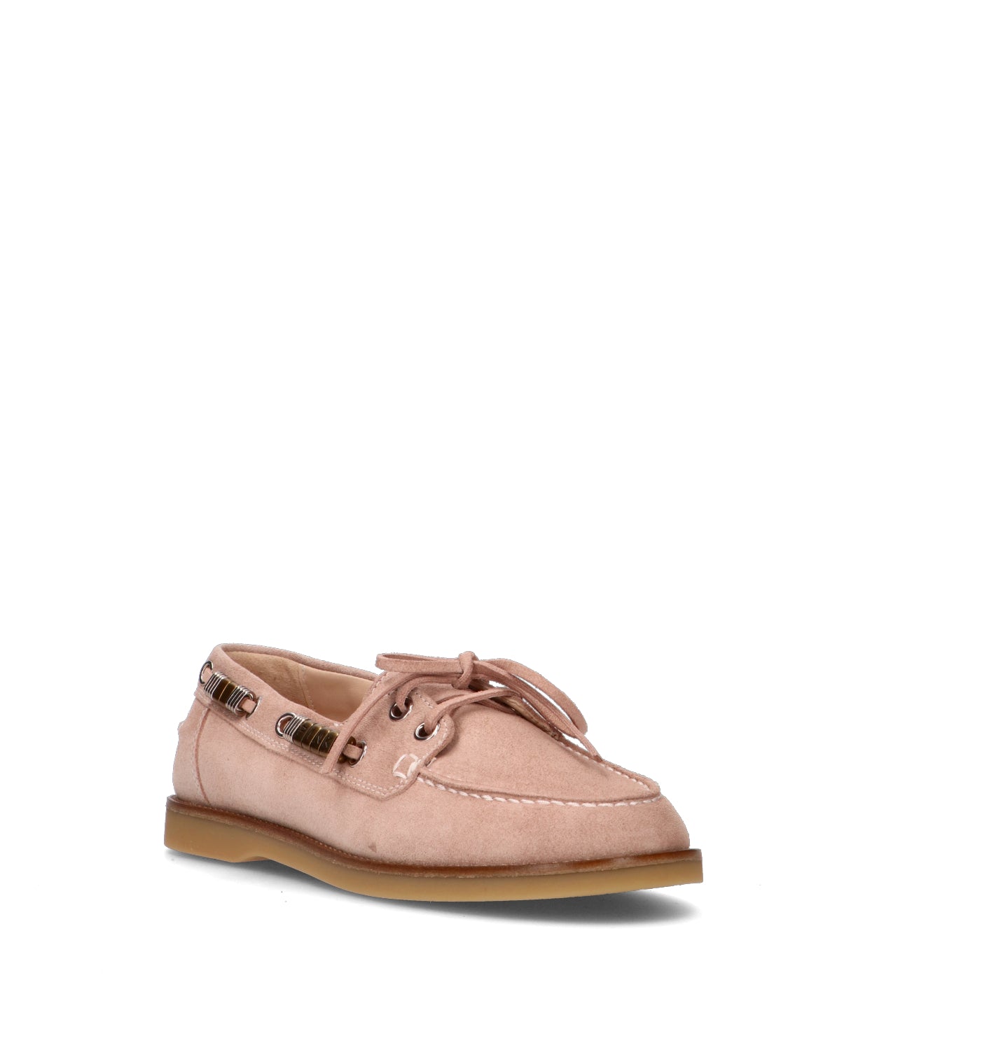 PINKO Scarpa barca donna rosa in suede