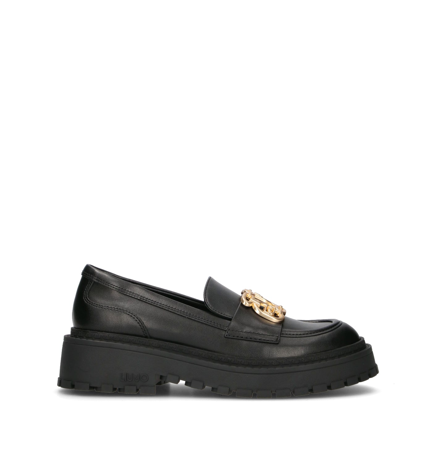 LIU JO Mocassino donna nero in pelle