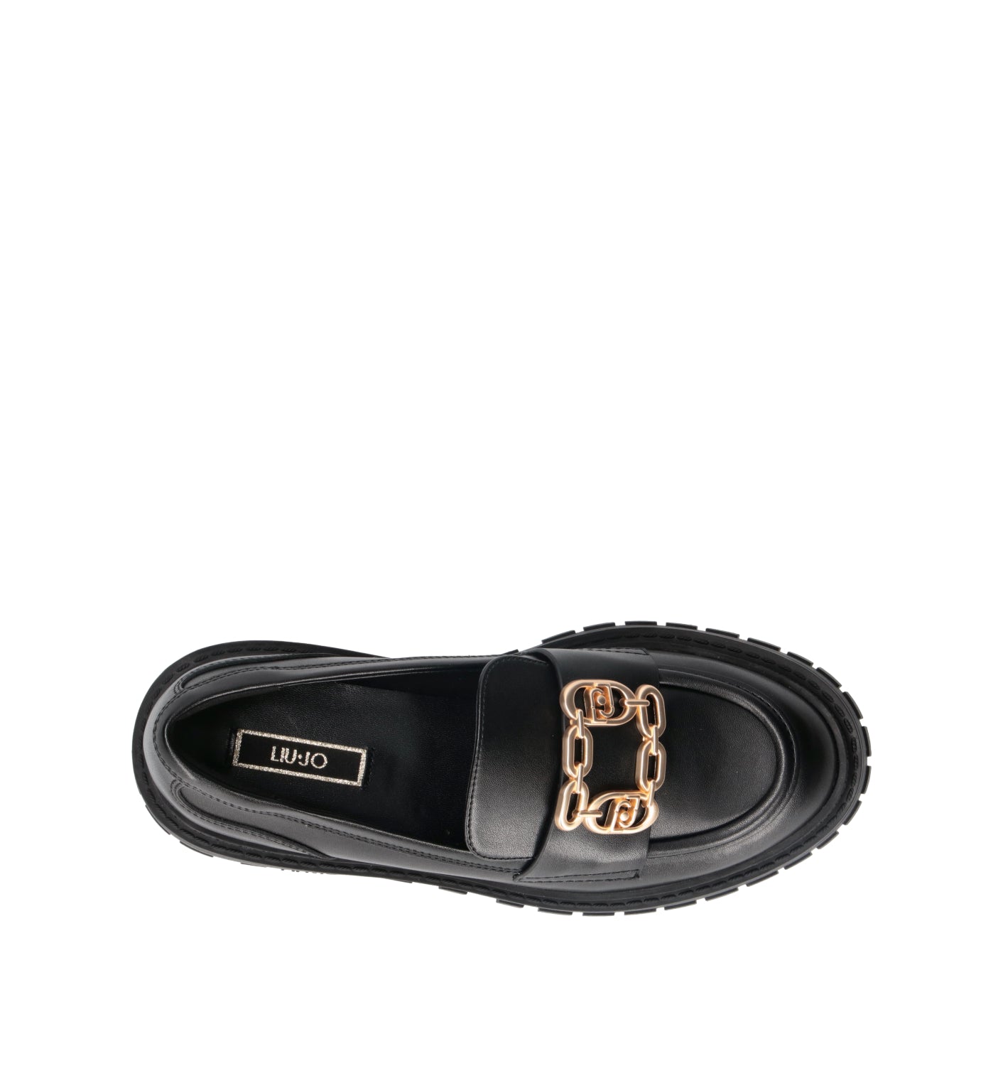 LIU JO Mocassino donna nero in pelle