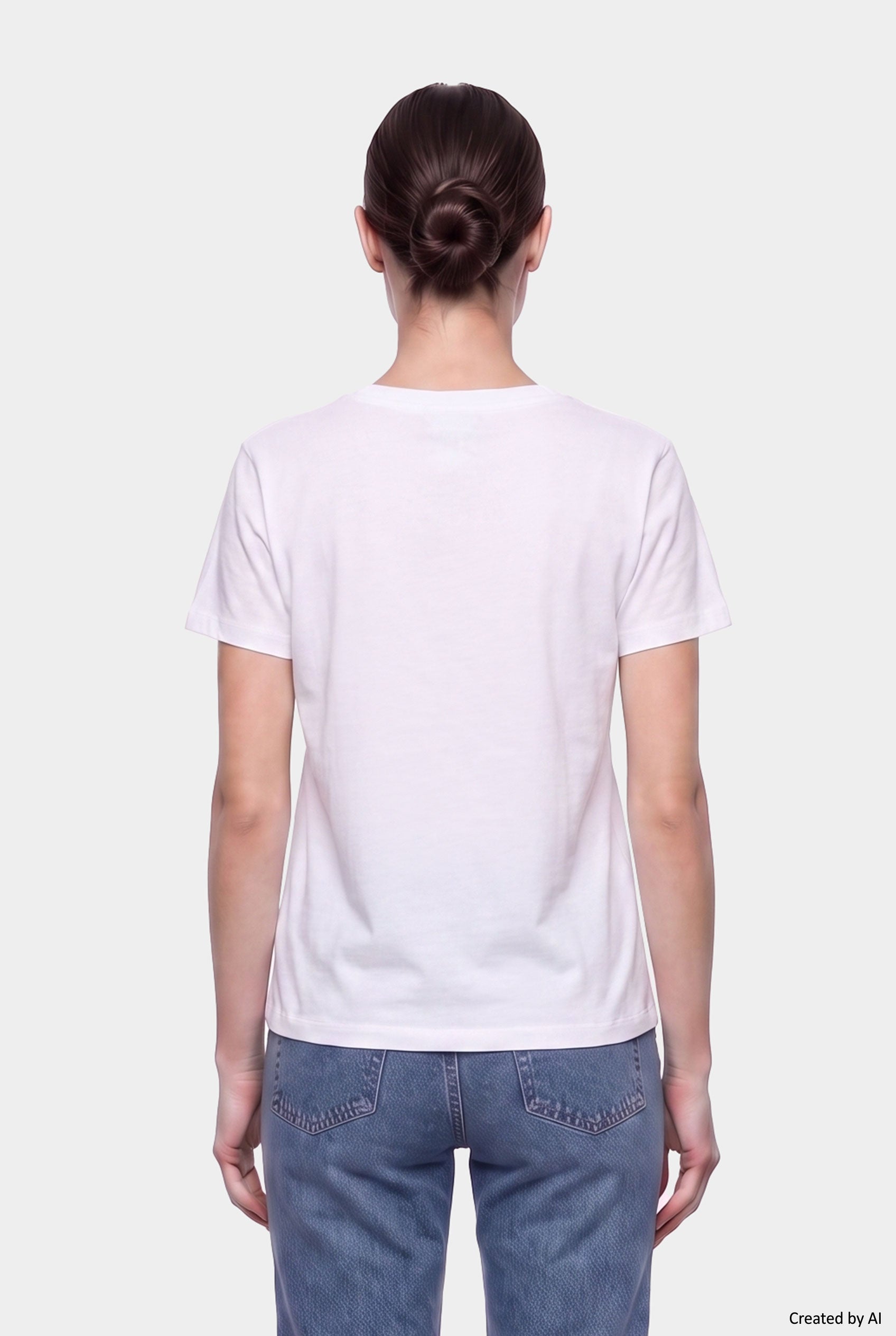 EASY PEASY T-shirt donna bianca