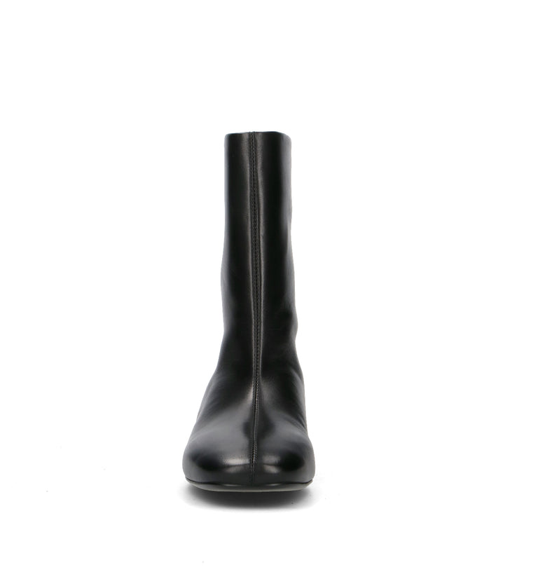 LOAFER Tronchetto donna nero in pelle