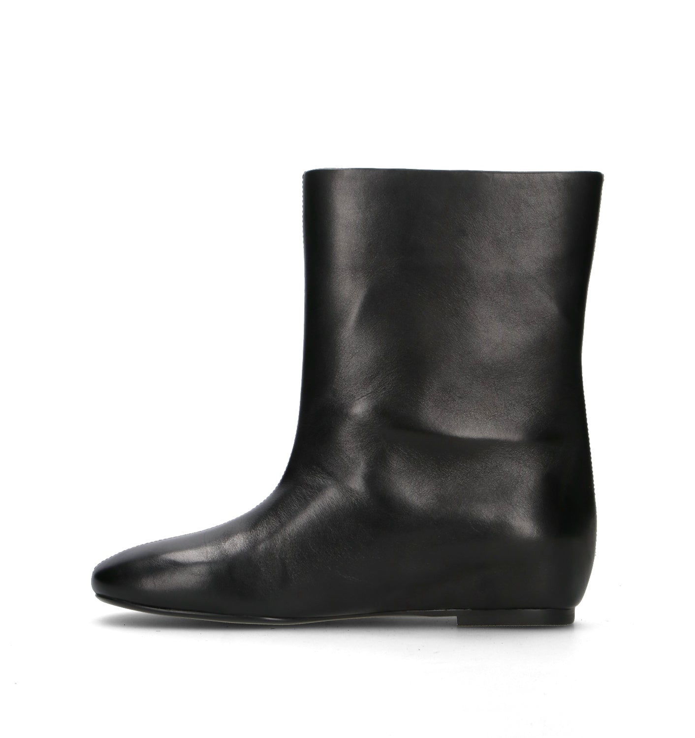 LOAFER Tronchetto donna nero in pelle
