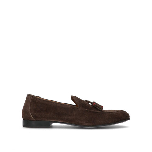 TON GOUT Mocassino uomo testa di moro in suede