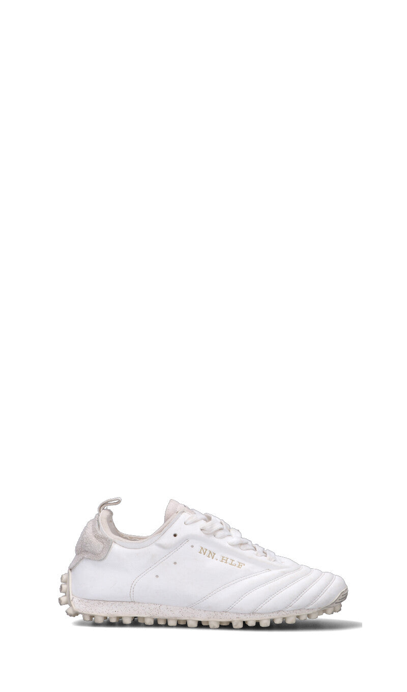 NINE AN HALF Sneaker uomo bianca in pelle