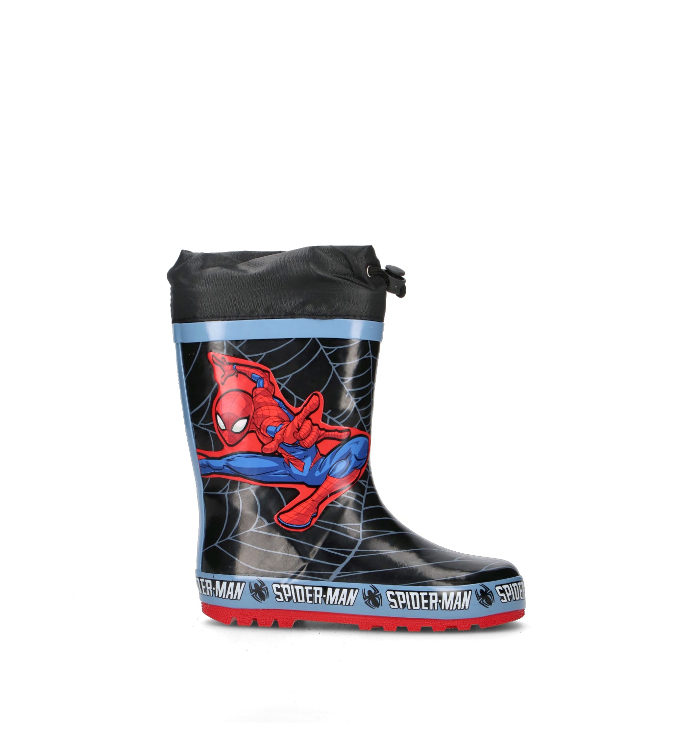 DISNEY Stivale pioggia bimbo nero/rosso
