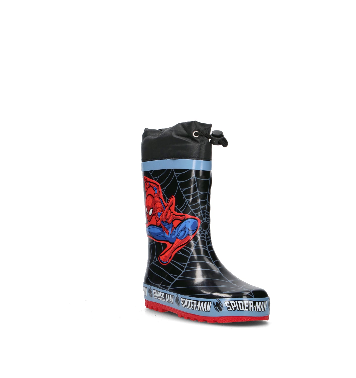 DISNEY Stivale pioggia bimbo nero/rosso