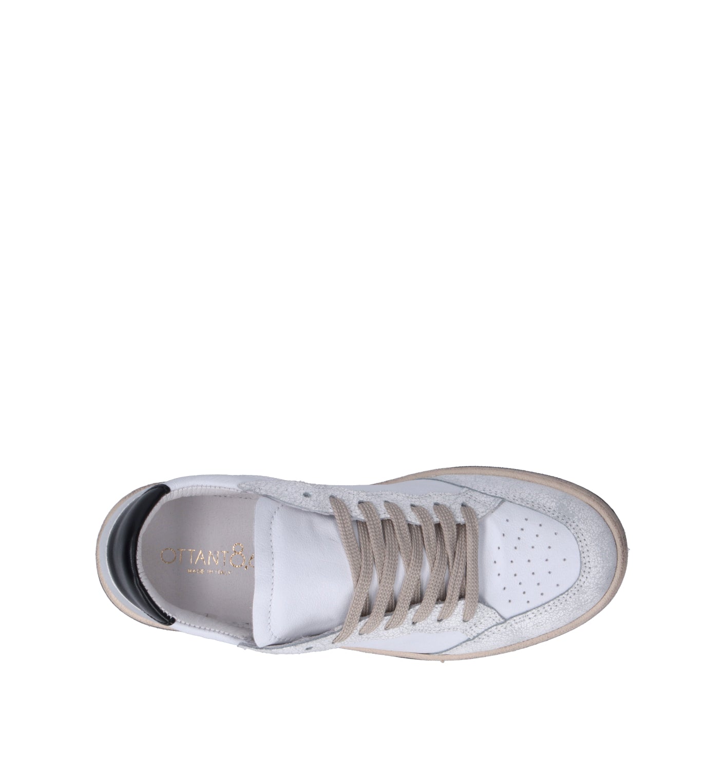 OTTANT8,6 Sneaker donna bianca in pelle
