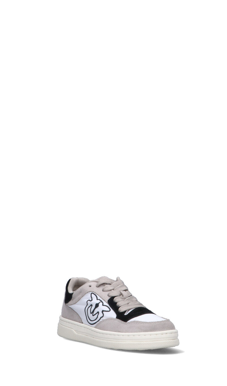 PINKO Sneaker donna bianca/nera in suede