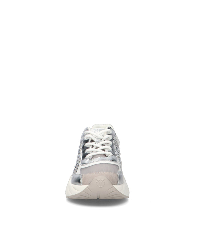 PINKO Sneaker donna bianca/argento
