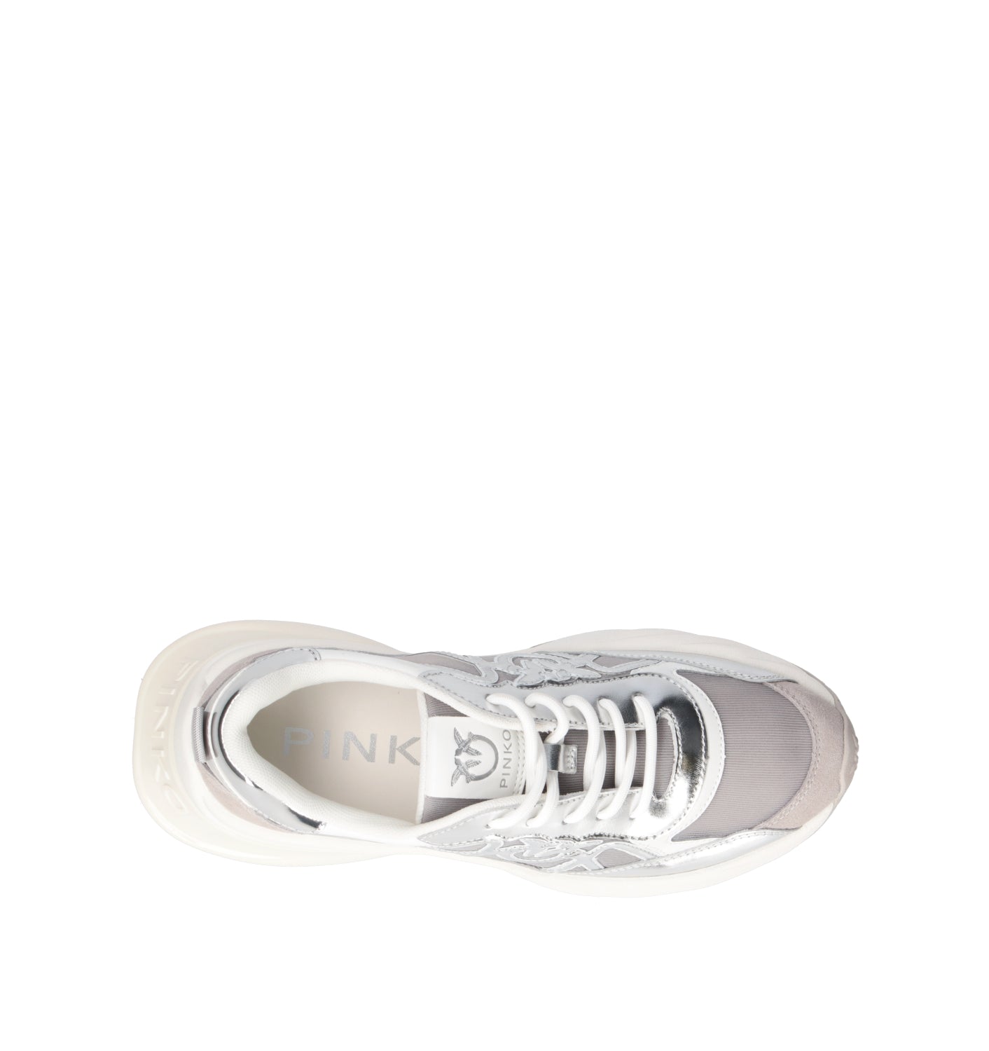 PINKO Sneaker donna bianca/argento