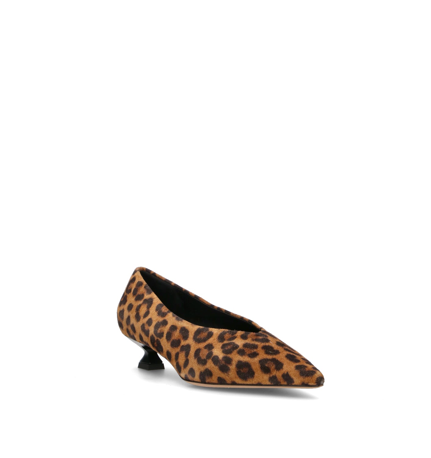 THE SELLER Décolleté donna maculata in suede