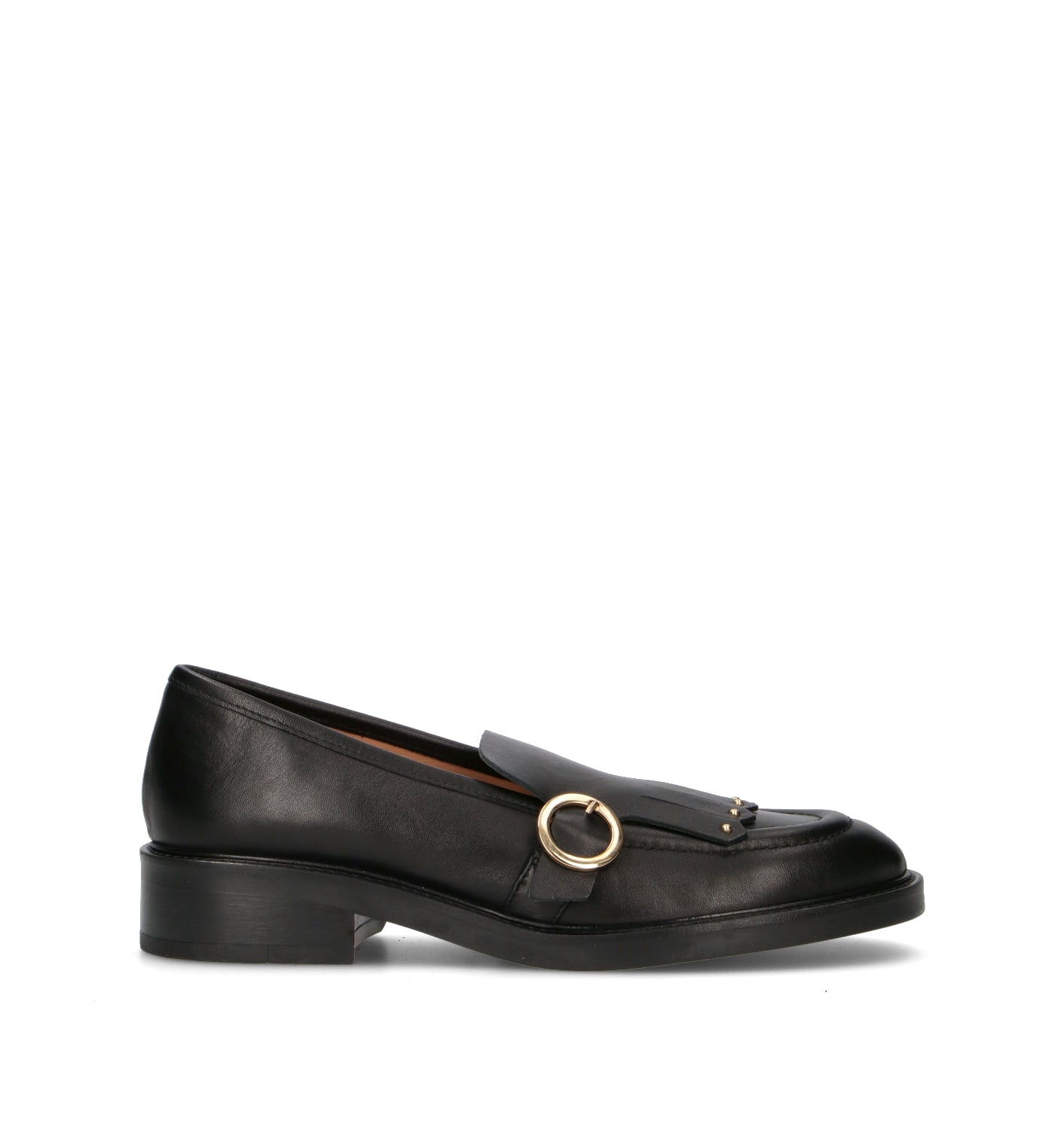 STATUS Mocassino donna nero in pelle