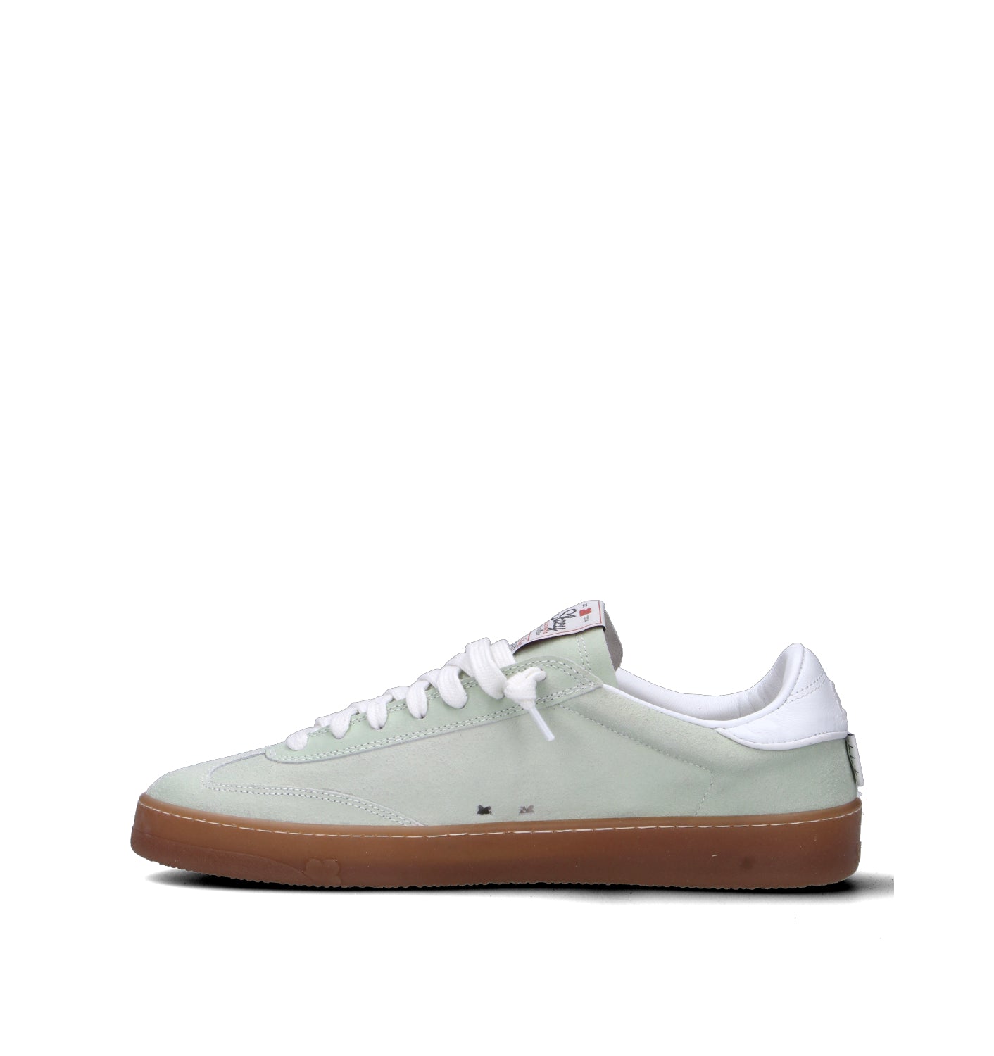 STACY Sneaker uomo verde in pelle