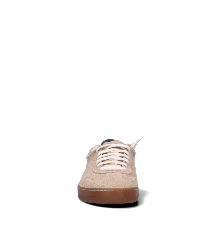 STACY Sneaker uomo nude/blu in suede