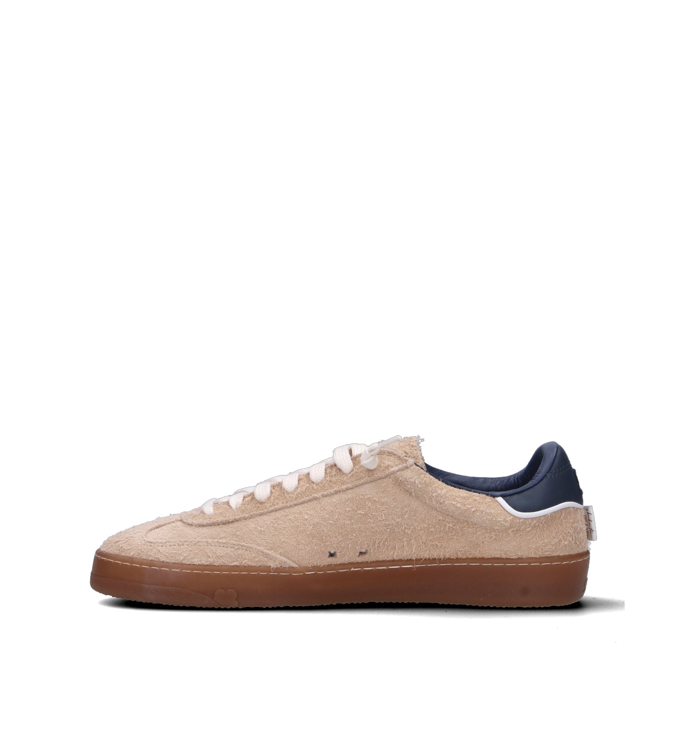STACY Sneaker uomo nude/blu in suede