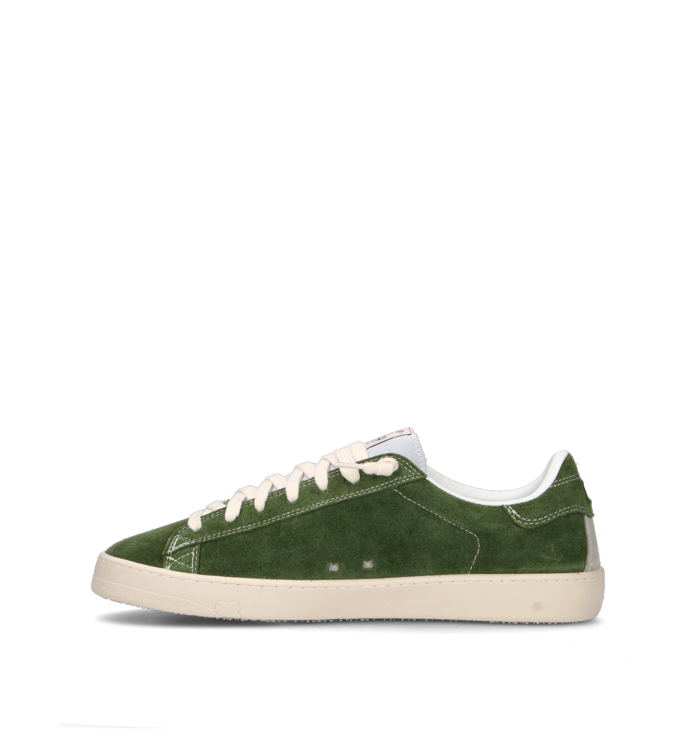 STACY Sneaker uomo verde in suede