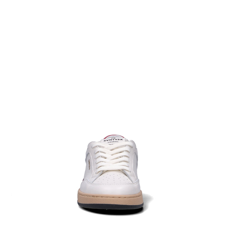 THE76 Sneaker donna bianca/fucsia in pelle