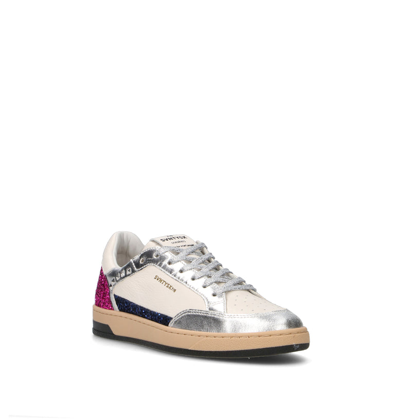 THE76 Sneaker donna bianca/fucsia
