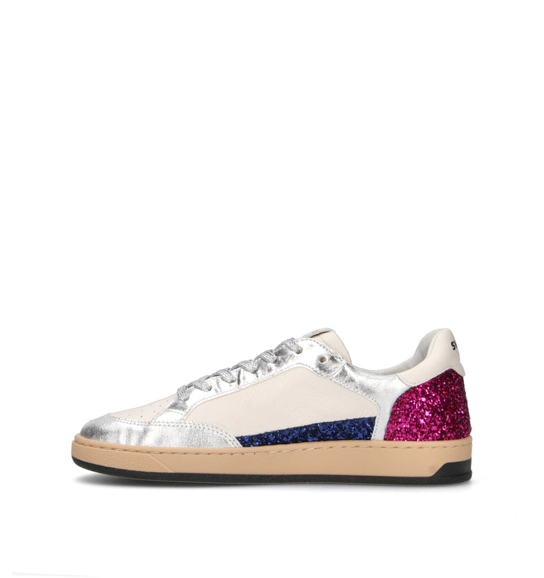 THE76 Sneaker donna bianca/fucsia