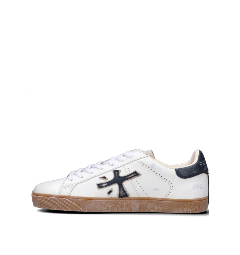 PREMIATA STEVEN Sneaker uomo bianca in pelle