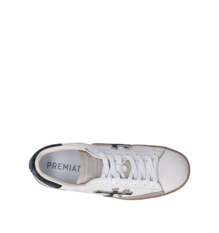 PREMIATA STEVEN Sneaker uomo bianca in pelle