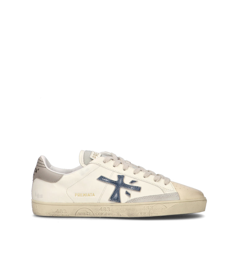 PREMIATA STEVEN Sneaker uomo bianca