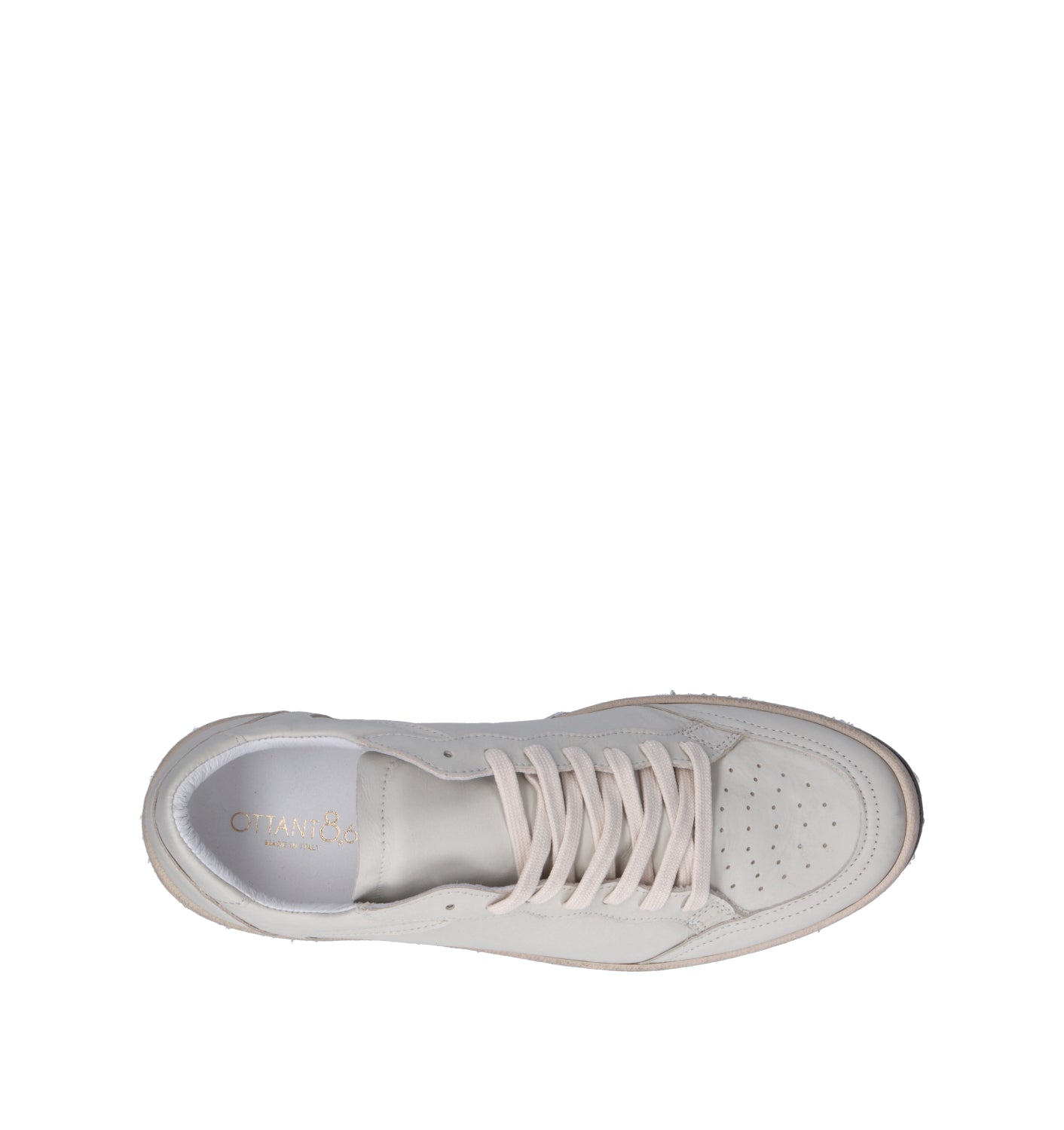 OTTANT8,6 Sneaker uomo beige in pelle