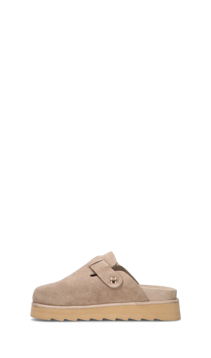 COLORS OF CALIFORNIA Ciabatta donna fango in suede