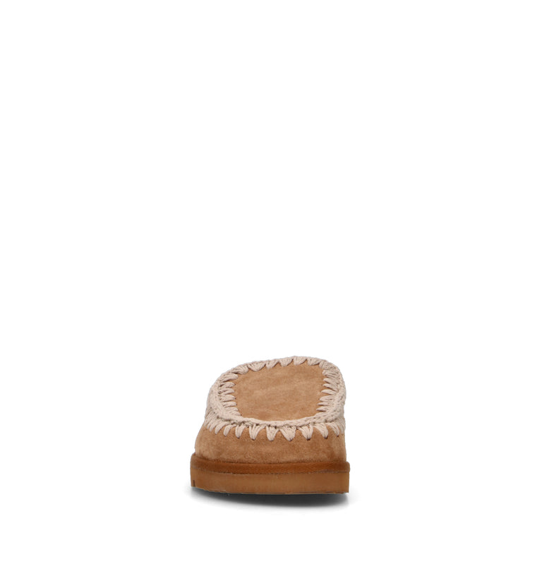 MOU Sabot donna cognac in suede