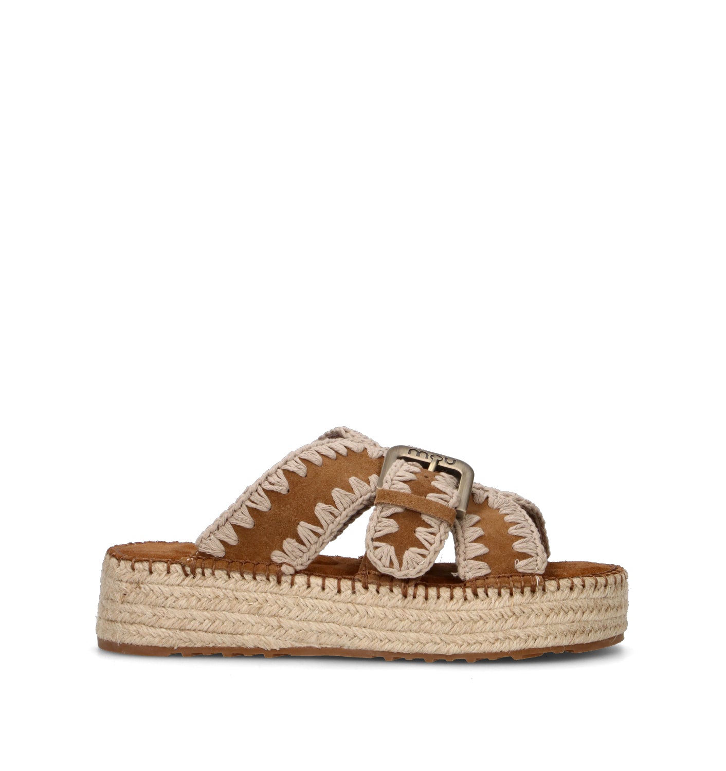 MOU Ciabatta donna cognac in suede
