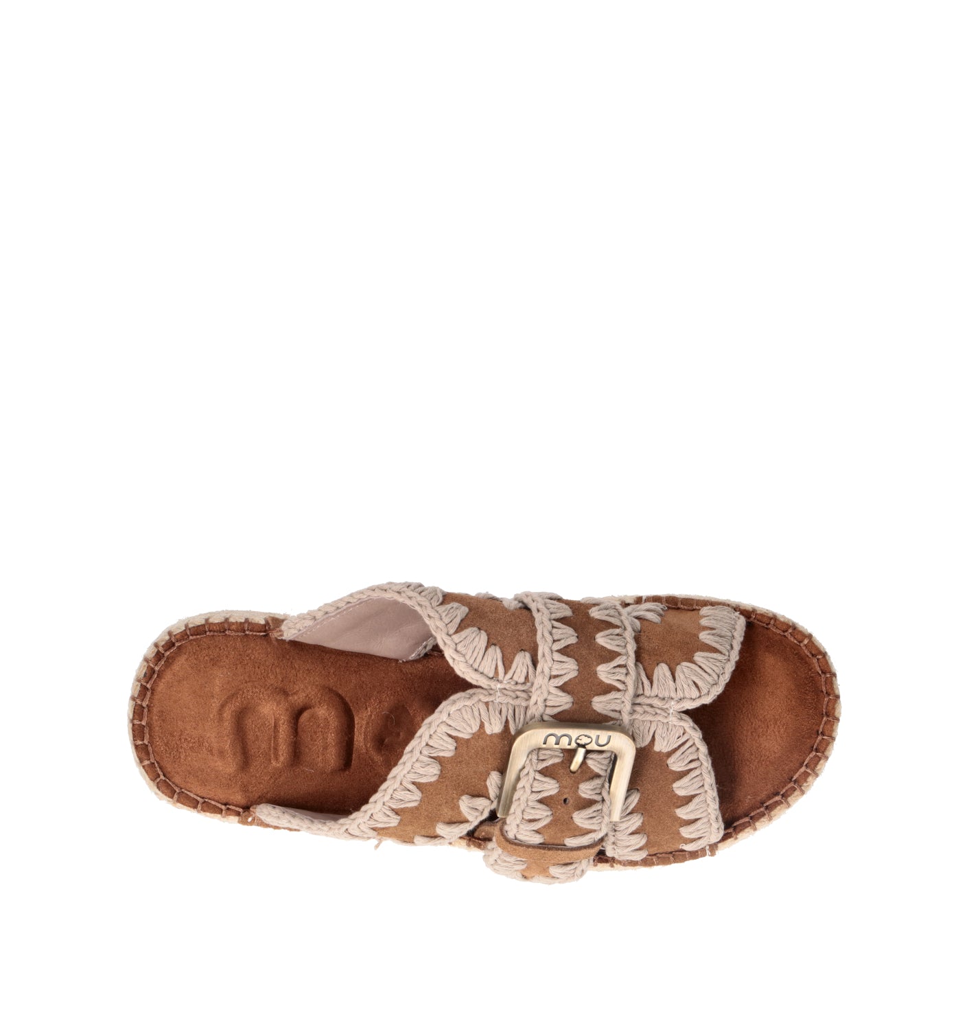 MOU Ciabatta donna cognac in suede