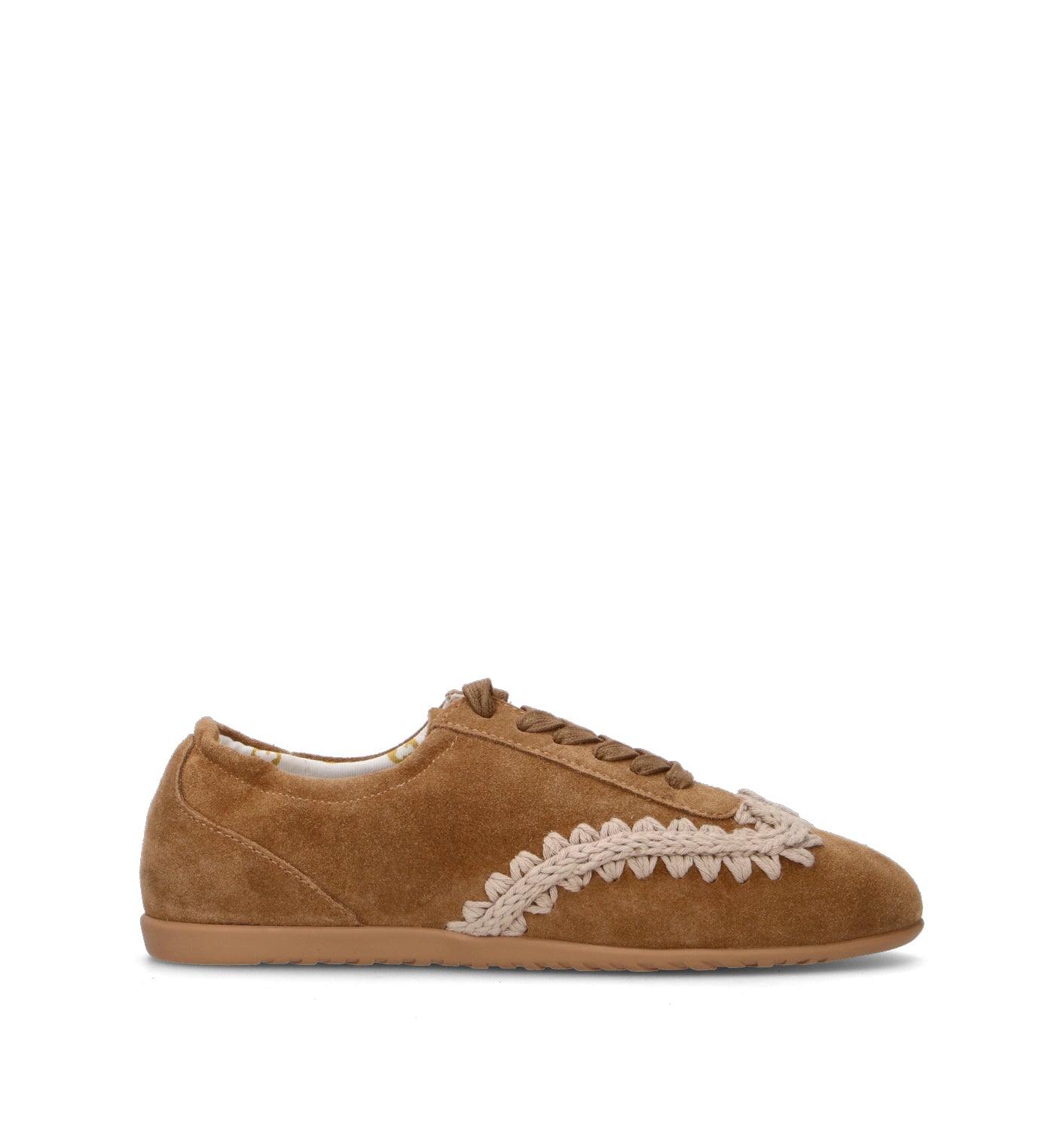 MOU Sneaker donna cognac in suede