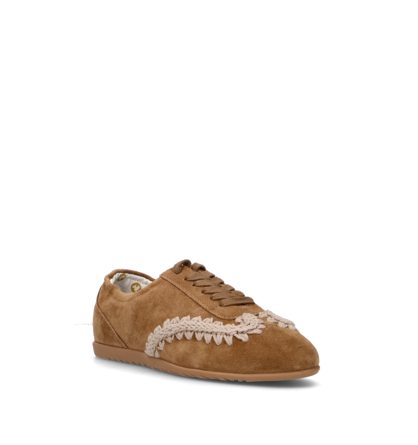 MOU Sneaker donna cognac in suede