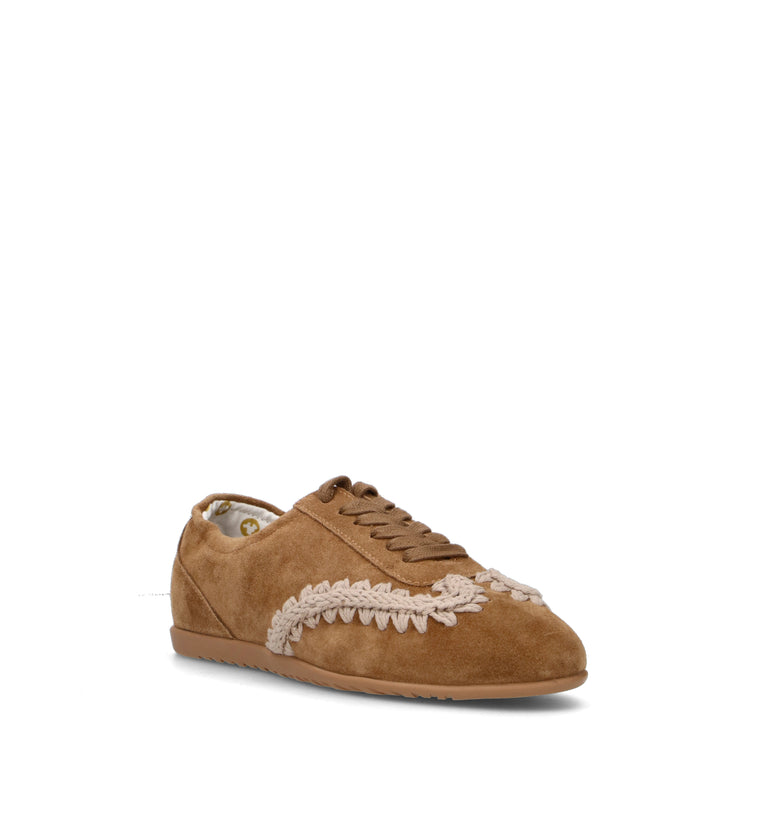 MOU Sneaker donna cognac in suede