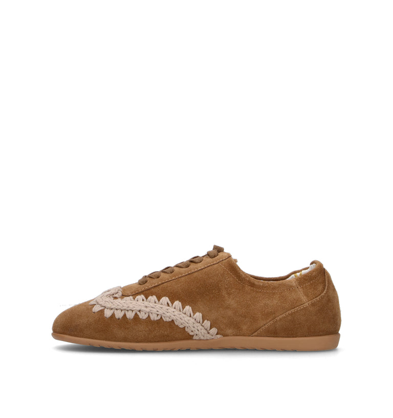 MOU Sneaker donna cognac in suede