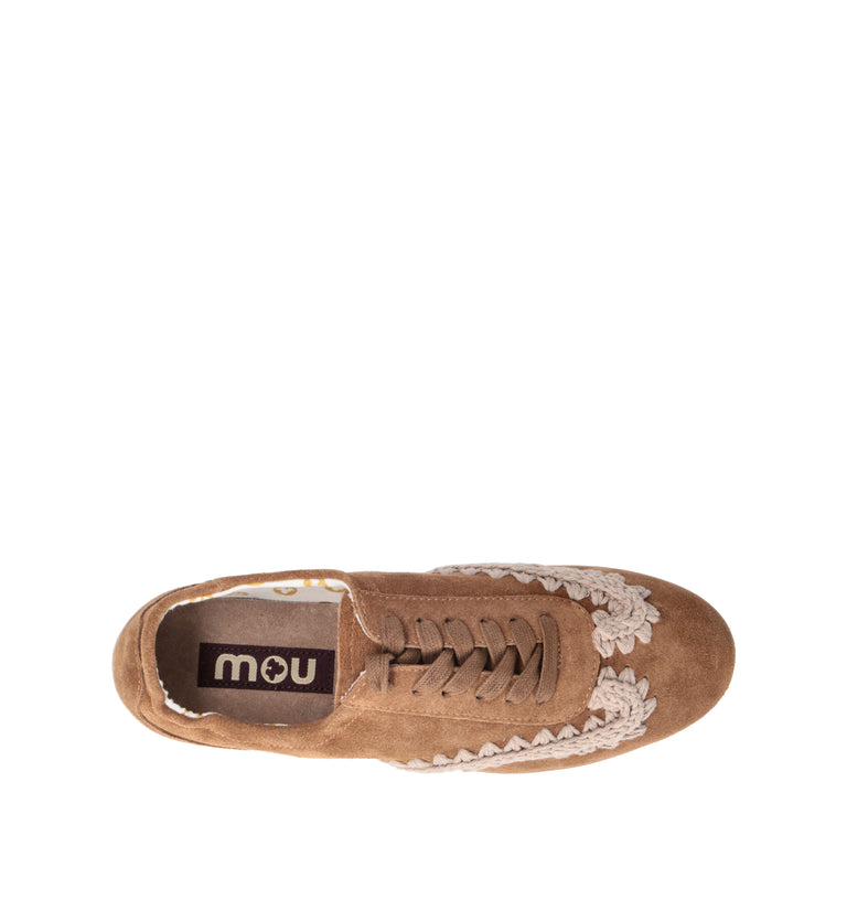 MOU Sneaker donna cognac in suede