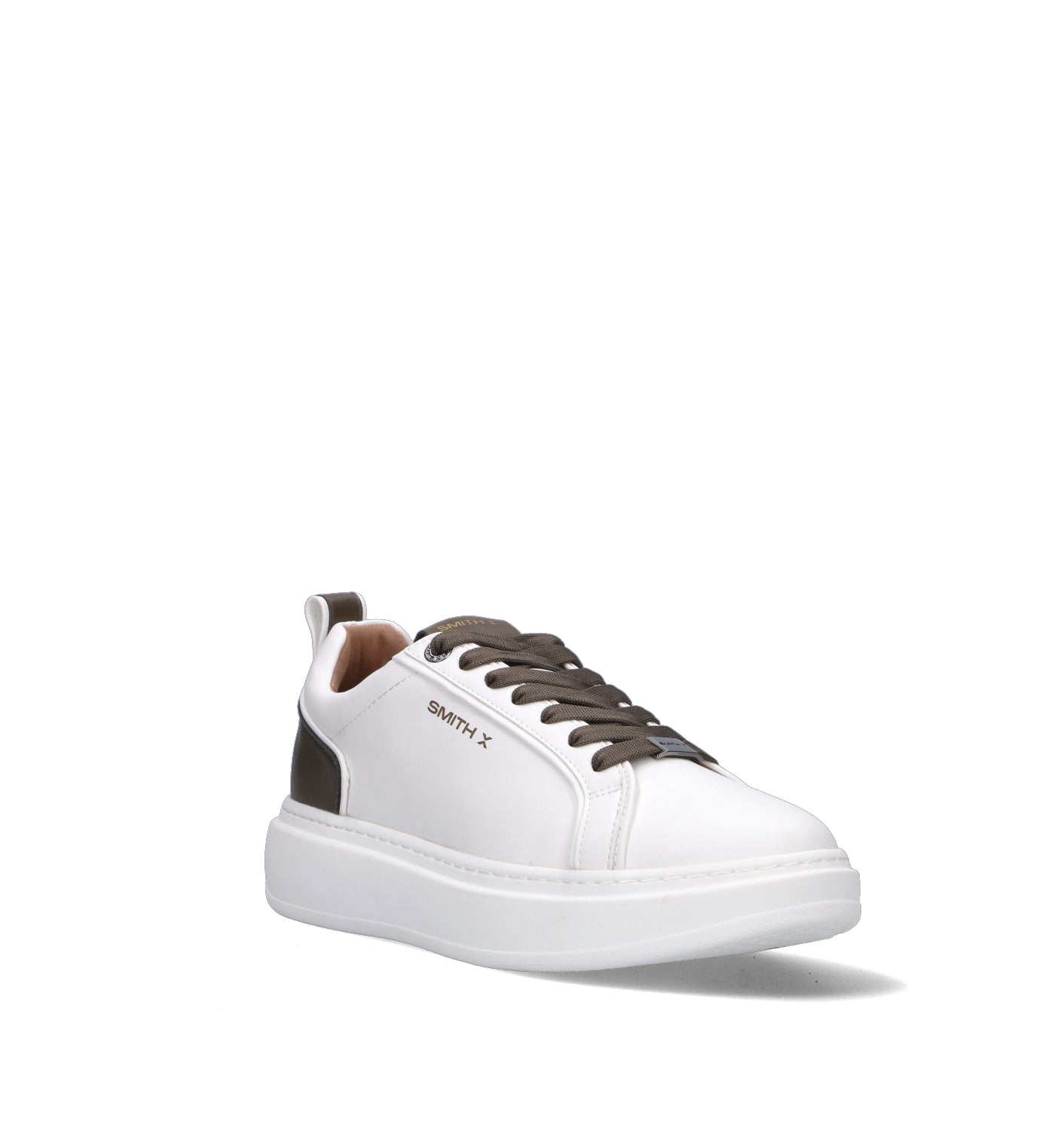 SMITH X Sneaker uomo bianca/marrone